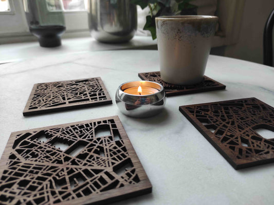 Wooden Coasters of your city